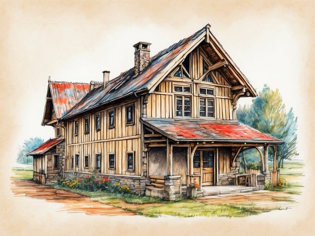Auf dem Bild ist ein charmantes, traditionelles Holzhaus zu sehen, das auf einem idyllischen Grundstück steht. Für Besucher könnten folgende Aktivitäten interessant sein:1. **Führung durch das Haus**: Erforschen Sie die Architektur und die Geschichte des Holzhauses.2. **Gartenbesichtigung**: Spazieren Sie durch den Garten und genießen Sie die Blumen und Pflanzen.3. **Fotomöglichkeiten**: Nutzen Sie die malerische Kulisse für Erinnerungsfotos.4. **Picknick im Freien**: Verbringen Sie Zeit im Freien und genießen Sie ein Picknick auf der Wiese.5. **Wanderungen**: Erkunden Sie die Umgebung auf einem der Wanderwege in der Nähe.Diese Aktivitäten können eine entspannende und bereichernde Erfahrung bieten.