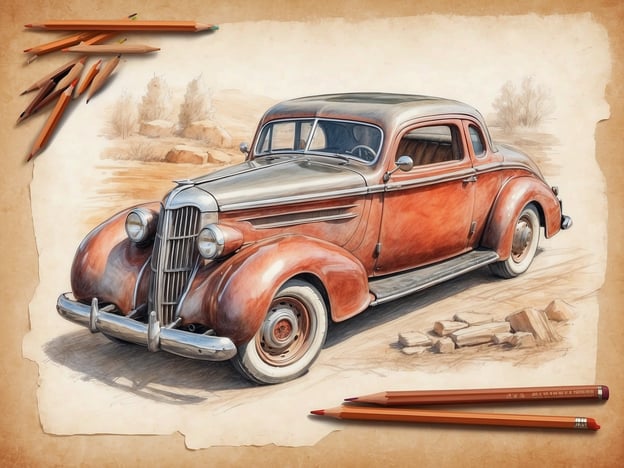 Auf dem Bild ist ein klassischer Oldtimer zu sehen, der durch seine nostalgische Ausstrahlung besticht. Diese Art von Auto repräsentiert nicht nur handwerkliches Geschick in der Automobilindustrie der Vergangenheit, sondern spiegelt auch ein Stück kulturelles Erbe wider. Oldtimer wie dieser wurden oft mit großer Sorgfalt und Liebe zum Detail gefertigt, was die hohe Kunstfertigkeit vieler Handwerker zeigt.Zusätzlich könnte das Bild in einem traditionellen handwerklichen Kontext stehen, da Oldtimer häufig bei Fahrveranstaltungen oder Oldtimermärkten präsentiert werden, die Teil des Brauchtums vieler Regionen sind. Solche Veranstaltungen fördern die Gemeinschaft und das Bewusstsein für die historischen Fahrzeuge und die Handwerkskunst, die hinter ihrer Herstellung steckt.