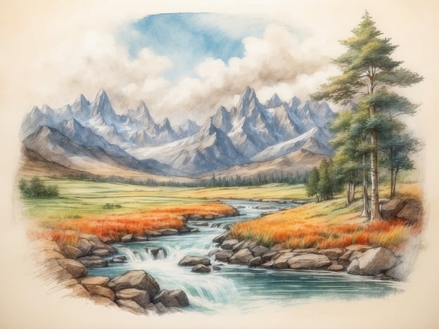 Auf dem Bild ist eine malerische Landschaft mit Bergen, einem klaren Fluss und einer bunten Vegetation zu sehen. Diese Art von Szenerie könnte an einige der einzigartigen Naturreservate in Spanien erinnern, wie zum Beispiel:1. **Nationalpark Picos de Europa**: Berühmt für seine steilen Berge, tiefen Schluchten und eine vielfältige Flora und Fauna.2. **Naturpark Coto de Doñana**: Ein Feuchtgebiet, das eine Vielzahl von Vogelarten beherbergt und eine beeindruckende Landschaft mit Lagunen und Kiefernwäldern bietet.3. **Nationalpark Ordesa y Monte Perdido**: Bekannt für seine spektakulären Schluchten, Wasserfälle und die beeindruckenden Gipfel der Pyrenäen.Diese Orte zeichnen sich durch ihre natürliche Schönheit und die Vielfalt an Landschaften aus, die Vergleichbares zur dargestellten Szene bieten.