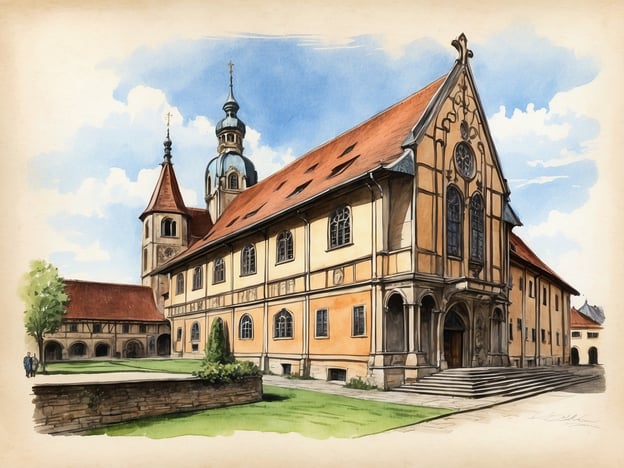 Auf dem Bild ist der historische Komplex des ehemaligen Klosters Walkenried zu sehen. Walkenried ist bekannt für seine ehemalige Zisterzienserabtei, die im 12. Jahrhundert gegründet wurde. Die Architektur zeigt typisch gotische und barocke Stilelemente, die die lange Geschichte des Ortes widerspiegeln.Das Kloster war ein zentraler Ort für die religiöse und kulturelle Entwicklung in der Region und spielte eine wichtige Rolle im wirtschaftlichen Leben des Mittelalters. Die klösterlichen Strukturen zeugen von der Bedeutung des Ortes im Rahmen der Zisterzienserbewegung, die stark auf eine einfache Lebensweise, Landwirtschaft und Handwerk ausgerichtet war.Heutzutage zieht das Kloster Walkenried Touristen und Historiker an, die sich für die Geschichte des Mittelalters und die Entwicklung der Cisterciensermönche interessieren. Die harmonische Gestaltung der Gebäude und der umgebenden Landschaft laden zu einem Besuch ein.