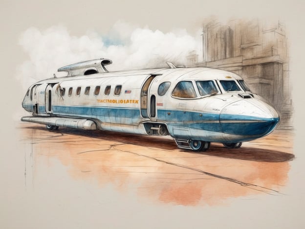 Auf dem Bild ist eine künstlerische Darstellung eines Flughafens oder eines Transportmittels, das aussieht wie ein Flugzeug auf Rädern. Es ist interessant, dies in den Kontext von Glamping zu setzen.**Vorteile von Glamping vs. Camping:**1. **Komfort:** Glamping bietet luxuriöse Annehmlichkeiten wie bequeme Betten und private Bäder, während beim traditionellen Camping oft auf eine Schlafmatte und Gemeinschaftseinrichtungen zurückgegriffen werden muss.2. **Naturerlebnis ohne Verzicht:** Man kann die Schönheit der Natur genießen, ohne auf den Komfort und die Bequemlichkeit, die man von zu Hause kennt, verzichten zu müssen.3. **Schneller Zugang zu Annehmlichkeiten:** Glamping-Standorte sind häufig gut ausgestattet und bieten einfache Möglichkeiten, sich zu entspannen, während Campen oft mit mehr Planung und Aufwand verbunden ist.4. **Essen:** Oft gibt es beim Glamping Gourmetmöglichkeiten oder die Möglichkeit, frisch zubereitete Mahlzeiten zu genießen, im Gegensatz zur klassischen Campküche.Diese Aspekte machen Glamping zu einer attraktiven Alternative für Menschen, die die Natur erleben möchten, ohne dabei auf Komfort verzichten zu müssen.