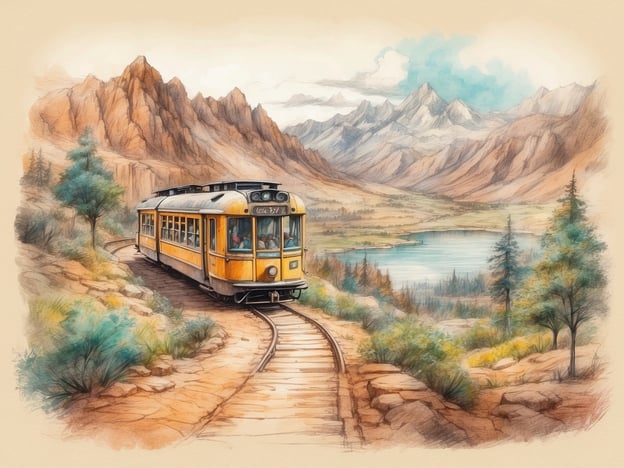 Auf dem Bild ist eine schöne Landschaft mit Bergen und einem See zu sehen, in der sich eine alte, gelbe Straßenbahn durch den Wald schlängelt. Diese Szenerie eignet sich hervorragend für verschiedene Aktivitäten:1. **Wanderungen**: Die umliegenden Berge laden zu ausgedehnten Wanderungen ein, wo man die Natur genießen und die Aussicht bewundern kann.2. **Fotografie**: Die malerische Kulisse ist ein perfekter Ort für Fotografie-Enthusiasten, um atemberaubende Landschaftsaufnahmen zu machen.3. **Picknick**: Am Ufer des Sees kann man ein entspannendes Picknick planen, um die Natur in Ruhe zu genießen.4. **Bootsfahrten**: Der See bietet möglicherweise Möglichkeiten zum Bootfahren oder Kajakfahren, um die Gegend vom Wasser aus zu erkunden.5. **Zugfahrten**: Eine Reise mit der Straßenbahn selbst könnte eine erlebnisreiche Aktivität sein, um die Landschaft zu erkunden und die frische Luft zu genießen.Diese Aktivitäten machen die Region zu einem idealen Ziel für Naturliebhaber und Erholungssuchende.