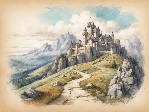 Auf dem Bild ist eine beeindruckende Burg oder Festung zu sehen, die auf einem Hügel zwischen Bergen steht. Die Umgebung besteht aus sanften Hügeln und einer malerischen Landschaft, die auf eine naturnahe Umgebung hinweist.
In der Nähe solcher Burgen gibt es oft schöne Ausflugsmöglichkeiten. Man könnte beispielsweise Wanderungen in den umliegenden Bergen unternehmen oder historische Städte und Dörfer in der Nähe erkunden. Auch geführte Touren durch die Burg selbst oder Museen, die die Geschichte der Gegend präsentieren, könnten interessant sein. Für Naturliebhaber gibt es oft idyllische Plätze zum Picknicken oder Aussichtspunkte, von denen aus man eine atemberaubende Sicht auf das Tal hat.