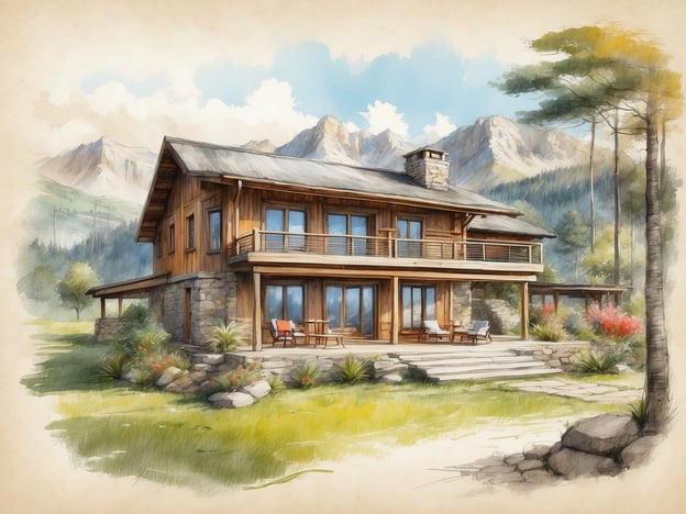 Auf dem Bild ist ein malerisches Haus zu sehen, das in einer idyllischen Landschaft gelegen ist. Es hat eine ansprechende Holzkonstruktion mit großen Fenstern und einem Balkon. Um das Haus herum sind Bäume und Sträucher, die zur neugestalteten Natur beitragen. Im Hintergrund sind Berge zu sehen, die eine reizvolle Kulisse bieten.
Der Roompot Park bietet eine Vielzahl von Unterkünften in naturnahen Lagen, ideal für Erholungssuchende und Familien. Die Parks zeichnen sich durch ihre entspannende Atmosphäre und zahlreiche Freizeitmöglichkeiten aus, wie Wandern, Radfahren oder Aktivitäten für Kinder. Sie sind oft in der Nähe von Naturparks oder Gewässern gelegen, was zusätzliche Erholungsmöglichkeiten bietet.