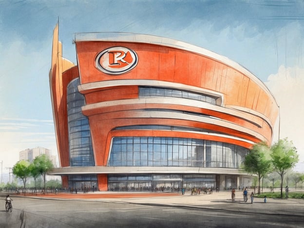 Auf dem Bild ist eine moderne Architektur zu sehen, die sich durch ihre auffällige rot-orange Farbgebung und geschwungene Form auszeichnet. Es scheint sich um ein großes Gebäude zu handeln, wahrscheinlich ein Veranstaltungsort oder eine Arena.
Wenn man die Lage des NH Hotels Barcelona Stadium betrachtet, so befindet sich dieses in der Nähe des berühmten Camp Nou, dem Stadion des FC Barcelona. Das Gebäude im Bild könnte hypothetisch in der Nähe dieser Umgebung platziert sein, da es gut zu modernen Sport- und Veranstaltungsstätten passt, die man in dieser Gegend findet.