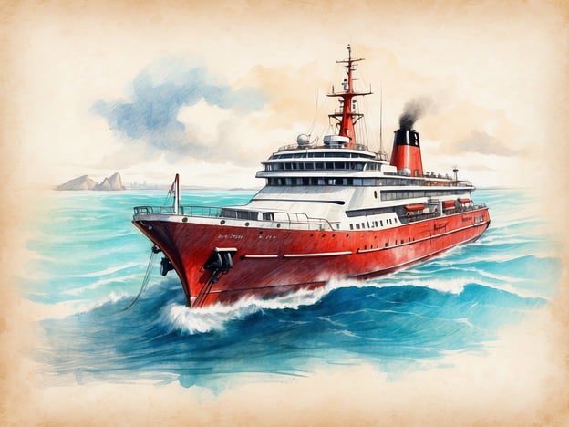 Auf dem Bild ist ein Schiff zu sehen, das in einem lebendigen Rot gefärbt ist. Die Geschichte von Laboe, einem kleinen Ort an der Ostseeküste, ist eng mit der Schifffahrt verbunden. Laboe ist bekannt für seinen Marine-Ehrenmal und das U-Boot U-995, das in der Nähe als Museum dient.Das Bild könnte die maritime Tradition und den maritimen Lebensstil widerspiegeln, die für die Region charakteristisch sind. Viele Schiffe haben Laboe besucht, und es ist ein beliebter Ort für Ausflugsfahrten und maritime Veranstaltungen. Solche Schiffe bringen Touristen in die Region und bieten die Möglichkeit, die Schönheit der Ostsee zu genießen.