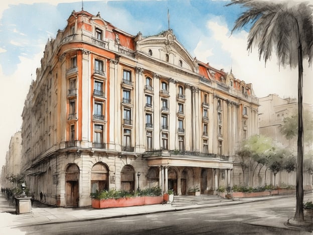 Auf dem Bild ist ein historisches Gebäude zu sehen, das an die Architektur von NH Hotels in Buenos Aires erinnert. Diese Hotels sind bekannt für ihr elegantes Design und ihre zentrale Lage in der Stadt. Das gezeigte Gebäude könnte ein Boutique-Hotel oder ein historisches Gebäude sein, das über eine beeindruckende Fassade mit klassischen Elementen verfügt.
Die NH Hotels in Buenos Aires haben eine bedeutende Geschichte, indem sie Reisenden aus aller Welt erstklassigen Service und modernen Komfort bieten, während sie gleichzeitig den Charme der argentinischen Hauptstadt verkörpern. Diese Hotels sind oft in historischen Gebäuden untergebracht, was den Gästen eine einzigartige Atmosphäre und einen Hauch von Kultur verleiht.