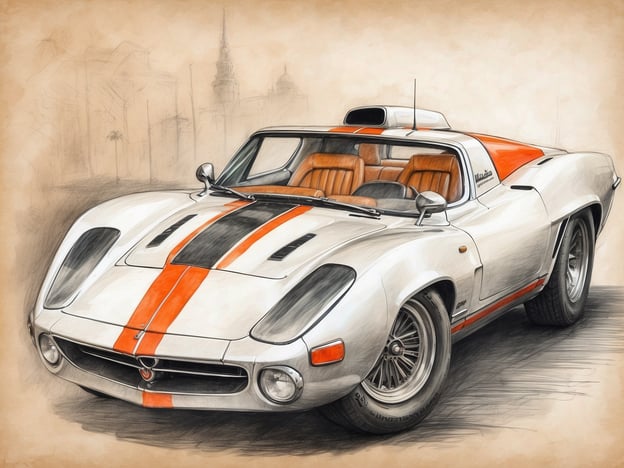 Auf dem Bild ist ein klassisches Auto zu sehen, das mit weißen und orangefarbenen Akzenten gestaltet ist. Es handelt sich um eine künstlerische Zeichnung eines Sportwagens, die dem Eindruck eines besonderen Fahrzeuges gerecht wird.
Die Zimmer und Suiten im NH Hotel bieten ein modernes und komfortables Ambiente, ideal zum Entspannen nach einem aufregenden Tag. Die Suiten sind geräumig und elegant eingerichtet, ausgestattet mit hochwertigen Annehmlichkeiten wie einem komfortablen Bett, einem Arbeitsbereich und oft einem tollen Blick auf die Stadt. Gäste können außerdem von einem effizienten Zimmerservice und kostenlosen WLAN profitieren, um ihre Aufenthaltsqualität zu maximieren.