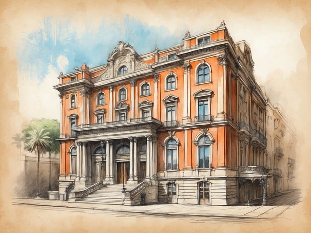 Auf dem Bild ist ein historisches, elegantes Gebäude zu sehen, das an eine sehr ansprechende Architektur erinnert. Die Fassade ist rot-orangetönig mit imposanten Säulen und großen Fenstern, was auf einen prestigeträchtigen Stil hinweist.
Das NH Hotels Collection Brussels Grand Sablon ist ein luxuriöses Hotel im Herzen von Brüssel. Es kombiniert elegantes Design mit modernem Komfort und befindet sich in der Nähe von vielen kulturellen Attraktionen, wie dem Grand Place und dem Magrittemuseum. Die Zimmer sind stilvoll eingerichtet und bieten eine Vielzahl von Annehmlichkeiten. Gäste können auch das hoteleigene Restaurant genießen, das für seine hervorragende Küche bekannt ist. Die Lage ermöglicht es den Besuchern, die lebendige Atmosphäre Brüssels in vollen Zügen zu erleben.