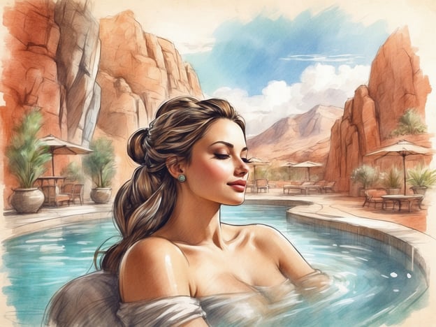 Auf dem Bild ist eine entspannte Frau im Wasser eines Pools zu sehen, umgeben von einer schönen Landschaft mit Bergen im Hintergrund. Das Setting erinnert an einen Wellnessbereich, in dem man sich entspannen und erholen kann.
Diese Art von Freizeitangeboten umfasst typischerweise Massagen, Spa-Behandlungen und Erholungsbereiche, die für Körper und Geist wohltuend sind. Die idyllische Umgebung mit Palmen und Liegestühlen lädt dazu ein, die Seele baumeln zu lassen und die Natur zu genießen. Solche Orte sind ideal für eine Auszeit vom Alltag und bieten zahlreiche Möglichkeiten, um Stress abzubauen.