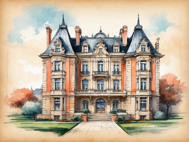 Auf dem Bild ist eine elegante, historische Villa zu sehen, die mit einem architektonischen Stil ausgestattet ist, der an das 19. Jahrhundert erinnert. Die Fassade ist opulent gestaltet, mit Detailarbeiten und großen Fenstern, die für viel Licht sorgen. Um das Gebäude herum gibt es gepflegte Gartenanlagen mit Blumen und Bäumen, die eine einladende Atmosphäre schaffen.
Das NH Collection Palacio de Burgos ist ein luxuriöses Hotel in Burgos, Spanien, das in einem ehemaligen Palast untergebracht ist. Es kombiniert historische Eleganz mit modernem Komfort und bietet seinen Gästen hochklassige Annehmlichkeiten. Zu den Eigenschaften des Hotels gehören stilvoll eingerichtete Zimmer, ein Restaurant mit regionaler Küche sowie Tagungsräume für geschäftliche Veranstaltungen. Die zentrale Lage ermöglicht einfachen Zugang zu den wichtigsten Sehenswürdigkeiten der Stadt.