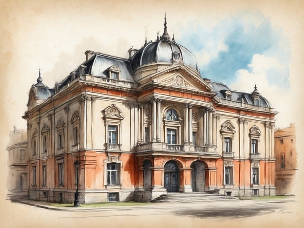Auf dem Bild ist ein prachtvolles Gebäude mit einer barocken Architektur zu sehen. Es hat eine aufwendige Fassade mit Säulen, Fenstern und einem markanten Dach. Die Farben sind in warmen Tönen gehalten, was dem Gebäude ein elegantes Aussehen verleiht.
In Bezug auf die Lage des NH Hotels Collection Torino Santo Stefano: Dieses Hotel befindet sich in der Nähe des historischen Stadtzentrums von Turin, unweit einer Vielzahl von Sehenswürdigkeiten und kulturellen Attraktionen, die typischerweise bedeutende Bauwerke und historische Plätze umfassen. Es könnte gut sein, dass das abgebildete Gebäude eine ähnliche historische oder architektonische Bedeutung hat.