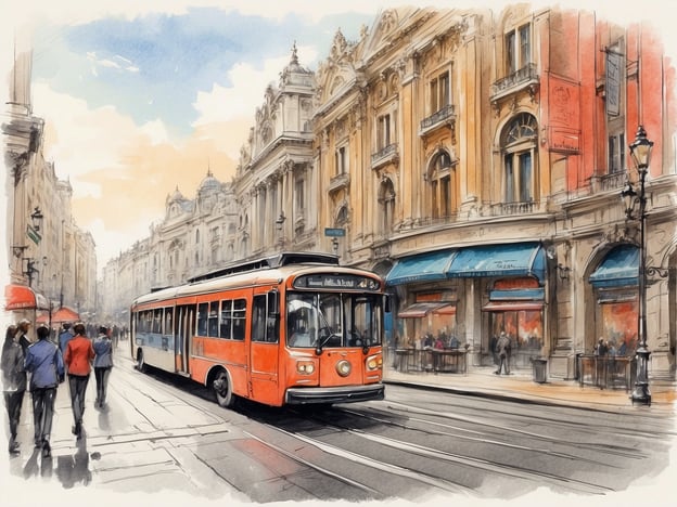 Auf dem Bild ist eine lebendige Stadtstraße zu sehen, in der ein orangefarbener Straßenbahnwagen fährt. Diese Szenerie könnte sich in einer historischen Stadt befinden, in der es viele Sehenswürdigkeiten und Aktivitäten gibt, die nahe den NH Hotels liegen.
Hier sind einige Aktivitäten und Sehenswürdigkeiten, die man in der Nähe von NH Hotels genießen könnte:
1. **Stadtführungen**: Viele Städte bieten geführte Touren an, um die kulturellen und historischen Highlights kennenzulernen.
2. **Einkaufsstraßen**: Die Umgebung könnte zahlreiche Boutiquen, Geschäfte und Cafés bieten, ideal zum Bummeln.
3. **Museen und Galerien**: In der Nähe könnte es interessante Museen geben, die Kunst, Geschichte oder Wissenschaft zeigen.
4. **Parks und Gartenanlagen**: Ein Spaziergang durch schöne öffentliche Parks ist eine entspannende Möglichkeit, die Natur zu genießen.
5. **Kulinarische Erlebnisse**: Viele Restaurants und Lokale bieten regionale Spezialitäten an, die man unbedingt probieren sollte.
6. **Architektonische Erkundungen**: Die beeindruckende Architektur der umliegenden Gebäude könnte ein wichtiger Teil der Erkundung sein.
All diese Aktivitäten und Attraktionen machen den Aufenthalt in einem NH Hotel zu einem Erlebnis voller Entdeckungen und Erholung.