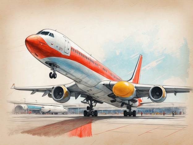 Auf dem Bild ist ein Flugzeug zu sehen, das so aussieht, als würde es gerade starten oder landen. Es ist in leuchtenden Farben gehalten, mit einem markanten roten und weißen Farbschema.
Bezüglich des NH Hotels Orio Al Serio: Dieses Hotel liegt in der Nähe des Flughafens Bergamo und bietet modernen Komfort mit Geräumigkeit und einem guten Zugang zu den wichtigsten Sehenswürdigkeiten der Region. Gäste können Annehmlichkeiten wie ein Restaurant, Konferenzräume und kostenloses WLAN erwarten. Es ist besonders beliebt bei Reisenden, die eine entspannte Unterkunft nahe dem Flughafen suchen.