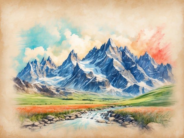 Auf dem Bild sind majestätische Berge mit schneebedeckten Gipfeln und einer idyllischen Landschaft mit einem kleinen Fluss und Wiesen zu sehen. Diese alpine Szenerie erinnert an die Umgebung von Saalbach Hinterglemm, wo es zahlreiche Aktivitäten zu genießen gibt.In Saalbach Hinterglemm könntest du zum Beispiel:1. **Wandern**: Die malerischen Wanderwege bieten atemberaubende Ausblicke auf die Berge.2. **Mountainbiken**: Es gibt viele spannende Trails für Fahrradliebhaber.3. **Skifahren und Snowboarden**: Im Winter sind die Pisten ein echtes Highlight.4. **Klettersteige**: Für Abenteuerlustige gibt es anspruchsvolle Klettersteige.5. **Genießen der Natur**: Die Landschaft lädt zu entspannenden Picknicks ein.Diese Aktivitäten machen die Region zu einem beliebten Ziel für Natur- und Sportliebhaber.