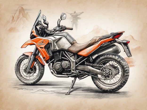 Auf dem Bild ist ein Motorrad zu sehen, das sich gut für Freizeitaktivitäten eignet. Mit einem solchen Motorrad kann man zum Beispiel:
1. **Motorradreisen**: Lange Touren durch die Natur oder zu verschiedenen Sehenswürdigkeiten unternehmen.
2. **Offroad-Abenteuer**: Abseits der Straßen fahren und unentdeckte Wege erkunden.
3. **Motorradtreffs**: An Treffen mit anderen Motorradbegeisterten teilnehmen und neue Freundschaften schließen.
4. **Fahrschulen**: Motorradfahren erlernen oder seine Fähigkeiten verbessern.
Dieses Motorrad erscheint ideal für Abenteuer und Erkundungen in der Natur!