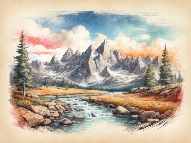 Auf dem Bild sind majestätische Berge und eine malerische Landschaft mit einem klaren Fluss zu sehen. Dies könnte verschiedene Freizeitangebote und Aktivitäten inspirieren, wie:- Wandern in den Bergen, um die Natur zu genießen.- Kanufahren oder Angeln im Fluss.- Picknicken in der schönen Umgebung.- Fotografieren der beeindruckenden Landschaften.- Camping in der Nähe des Wassers.Solche Aktivitäten bieten eine tolle Möglichkeit, die Natur zu erkunden und zu entspannen.