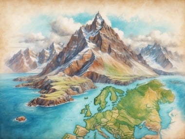 Wo liegt Island in Europa?