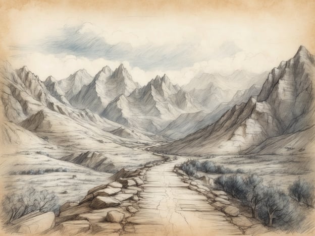 Auf dem Bild ist eine beeindruckende, bergige Landschaft mit einem Weg zu sehen, der durch sanfte Hügel und in die Berge führt. Diese Art von Landschaft erinnert an verschiedene Regionen in den Alpen oder anderen Hochgebirgen, wo Wanderer und Naturliebhaber willkommen sind.Wenn Sie diese Art von Umgebung erkunden möchten, gibt es einige großartige Ausflugstipps und Sehenswürdigkeiten:1. **Wanderungen**: Nutzen Sie die Wanderwege in den Alpen. Zum Beispiel der **Zugspitze** bietet atemberaubende Aussichten und ist Deutschlands höchster Gipfel.2. **Seen**: Besuchen Sie den **Bodensee** für schöne Ausblicke und zahlreiche Aktivitäten, einschließlich Bootsfahrten und Radwege.3. **Naturparks**: Der **Nationalpark Berchtesgaden** bietet beeindruckende Berge und unberührte Natur mit Möglichkeiten zum Wandern und Tierbeobachtungen.4. **Historische Städte**: Erkunden Sie die malerischen Städte wie **Garmisch-Partenkirchen** oder **Füssen**, die nicht nur eine reiche Geschichte haben, sondern auch als Ausgangspunkt für Bergtouren dienen.5. **Aktivitäten**: Im Winter können Sie Skifahren oder Snowboarden, während im Sommer Aktivitäten wie Mountainbiken und Paragliding besonders populär sind.Ein Besuch dieser Orte verspricht, die Schönheit der Natur und die Erholung, die sie bietet, voll zu genießen!