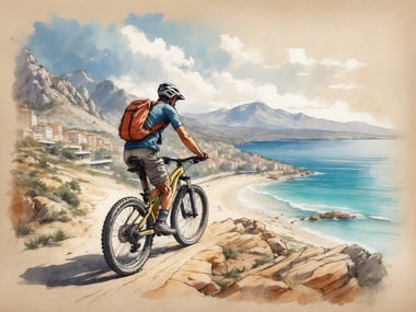 Wo kann man Mountainbike-Urlaub auch am Meer gut machen?
