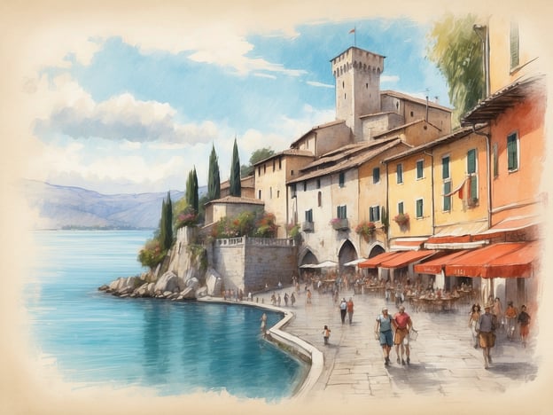 Lazise am Gardasee: Mittelalterliche Stadt mit einer beeindruckenden Burg