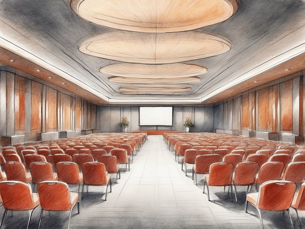 Auf dem Bild ist ein großer Veranstaltungsraum zu sehen, der ideal für Meetings, Konferenzen oder Präsentationen geeignet ist. Der Raum ist mit vielen roten Stühlen ausgestattet, die in Reihen angeordnet sind, und es gibt eine Präsentationsleinwand vorne.
Im Leonardo Hotel Verona stehen verschiedene Meetingmöglichkeiten zur Verfügung, die durch moderne Technik und eine ansprechende Atmosphäre bestechen. Die flexiblen Raumgestaltungen ermöglichen sowohl große als auch kleine Veranstaltungen, und die zentrale Lage des Hotels bietet zusätzlichen Komfort für Teilnehmer.