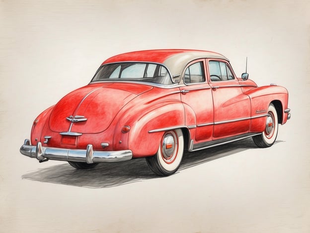 Auf dem Bild ist ein rotes Auto zu sehen, das im stilisierten, skizzenhaften Design dargestellt ist. Es handelt sich um ein klassisches Modell mit einem auffälligen Design aus der Mitte des 20. Jahrhunderts.
Wenn wir zum Leonardo Hotel Utrecht übergehen, bietet es modernen Komfort in einer zentralen Lage. Das Hotel zeichnet sich durch stilvolle Zimmer, ein Restaurant, das internationale Küche serviert, und gut ausgestattete Konferenzräume aus. Es ist ideal für Geschäftsreisende sowie für Urlauber, die die Stadt entdecken möchten. Die Nähe zu Sehenswürdigkeiten und Verkehrsanbindungen macht es zu einem praktischen Ausgangspunkt für Erkundungen in Utrecht.