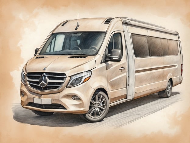 Auf dem Bild ist ein beige-farbener Mercedes-Benz Sprinter zu sehen, der als Transportfahrzeug dient.
Das Leonardo Hotel Belfast bietet eine zentrale Lage in Belfast mit komfortablen Zimmern und modernen Einrichtungen. Gäste können Annehmlichkeiten wie ein Restaurant, eine Bar und Konferenzräume erwarten. Das Hotel zeichnet sich durch seine günstige Nähe zu Sehenswürdigkeiten und Verkehrsanbindungen aus, was es ideal für Geschäftsreisende und Touristen macht.