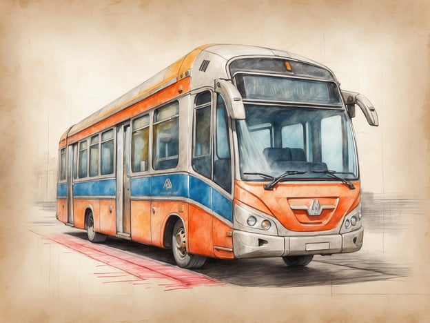 Auf dem Bild ist ein illustrativer Stadtbus in orange und blau zu sehen. Der Bus steht auf einer Straße, wobei eine rote Markierung unter ihm zu erkennen ist.
Für einen Überblick über das Leonardo Hotel: Die Leonardo Hotels bieten eine Vielzahl von komfortablen Unterkünften, oft in zentralen Lagen. Sie zeichnen sich durch modernen Komfort, gastronomische Angebote sowie Tagungs- und Veranstaltungsräume aus und sind oft ideal für Geschäftsreisende sowie Urlauber.