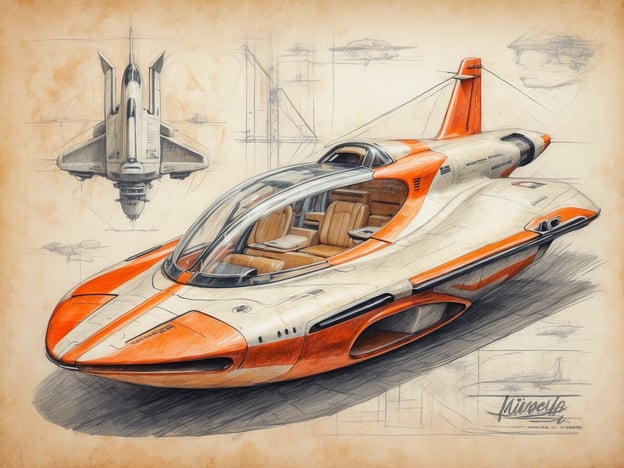 Das Bild zeigt ein futuristisches Raumschiff-Design, das innovative Formen und Farben aufweist. Es ist nicht direkt mit der Geschichte des Leonardo Hotels verbunden, das für seinen Fokus auf Kunst und Kultur bekannt ist.
Die Verbindung könnte metaphorisch interpretiert werden: So wie das Raumschiff in neue Höhen und Zeiten fliegt, strebt das Leonardo Hotel danach, Gästen eine außergewöhnliche Erfahrung zu bieten, die sie in neue kulturelle Dimensionen entführt. Beide repräsentieren Fortschritt und Kreativität auf ihre Art.