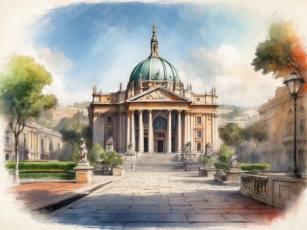 Auf dem Bild ist eine beeindruckende Architektur zu sehen, die durch eine große Kuppel und imposante Säulen gekennzeichnet ist. Es könnte sich um ein historisches Gebäude oder eine Art von öffentlicher Institution handeln, umgeben von gepflegten Gärten und Strukturen.
Im Gegensatz dazu liegt das Leonardo Hotel Newcastle in einer urbanen Umgebung, nahe am Zentrum von Newcastle. Es ist bekannt für seine moderne Architektur und bietet Zugang zu verschiedenen Attraktionen der Stadt, wie dem Quayside, dem Newcastle Castle und vielen Einkaufsmöglichkeiten. Die Umgebung des Hotels ist lebhaft und urban, im Gegensatz zu dem ruhigen, parkähnlichen Ambiente des abgebildeten Gebäudes.