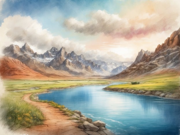 Auf dem Bild ist eine malerische Landschaft zu sehen, die von majestätischen Bergen, einem ruhigen Fluss und üppigen Wiesen geprägt ist. Solche Szenen werden oft in Gästebewertungen und Erfahrungen beschrieben, wenn Reisende an abgeschiedene Orte reisen und die Natur in ihrer vollen Pracht erleben.
Gäste berichten häufig von der beruhigenden Atmosphäre, die diese Landschaften ausstrahlen, und dem Gefühl der Erholung, das sie beim Wandern entlang der Ufer oder den Pfaden empfinden. Viele schätzen die klare Luft und die atemberaubenden Ausblicke, die oft als eine Art Rückzugsort vom hektischen Alltag beschrieben werden. Die Farben des Himmels, besonders während der Dämmerung, sind häufig ein Highlight in den Bewertungen, da sie die Landschaft in ein warmes Licht tauchen und für unvergessliche Momente sorgen.