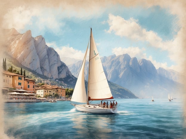 Auf dem Bild ist eine Segelbootfahrt auf einem klaren, blauen Wassersee zu sehen, umgeben von beeindruckenden Bergen und der malerischen Küste. In Torbole-Nago gibt es viele Möglichkeiten für Segelenthusiasten.
Hier sind einige Angebote und Möglichkeiten:
1. **Segelschulen**: Zahlreiche Schulen bieten Kurse für Anfänger und Fortgeschrittene an, die hilft, die Grundlagen des Segelns zu erlernen.
2. **Bootsverleih**: Verschiedene Anbieter vermieten Segelboote, sodass man selbstständig die Gewässer erkunden kann.
3. **Geführte Touren**: Für diejenigen, die gerne die Region mit einem erfahrenen Skipper erkunden möchten, gibt es geführte Segeltouren.
4. **Regatten und Veranstaltungen**: Im Sommer werden oft Segelwettbewerbe organisiert, die sowohl lokale als auch internationale Teilnehmer anziehen.
5. **Wassersportmöglichkeiten**: Neben Segeln kann man auch Windsurfen, Kitesurfen und Stand-Up-Paddling ausprobieren.
Torbole-Nago ist ein idealer Ort, um das Segeln zu genießen und die wunderschöne Landschaft des Gardasees zu erleben.