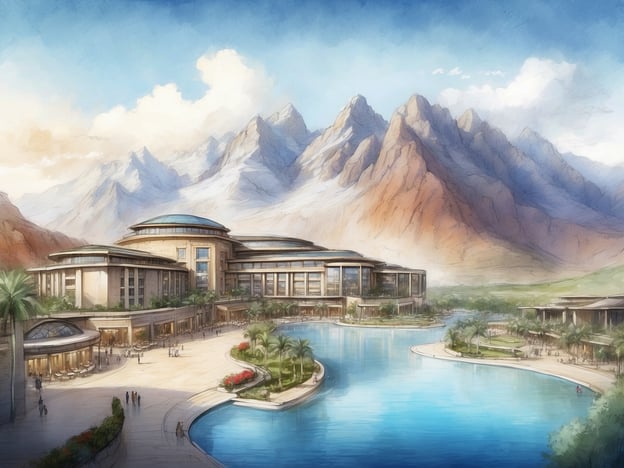 Auf dem Bild scheint ein luxuriöses Resort oder Hotel in einer malerischen Umgebung mit Bergen im Hintergrund abgebildet zu sein. Das Grand Millennium Kuala Lumpur liegt zentral in Kuala Lumpur, Malaysia, in der Nähe von vielen Sehenswürdigkeiten und Einkaufszentren.Es bietet eine breite Palette von Annehmlichkeiten, darunter elegante Zimmer, ein modernes Fitnesscenter, einen großzügigen Poolbereich und mehrere Restaurants mit internationaler Küche. Die Lage des Hotels ermöglicht den Gästen schnellen Zugang zu Attraktionen wie den Petronas Towers und dem Bukit Bintang Einkaufsviertel. Die Kombination aus erstklassigem Service und zentraler Lage macht es zu einem beliebten Ziel für Reisende.