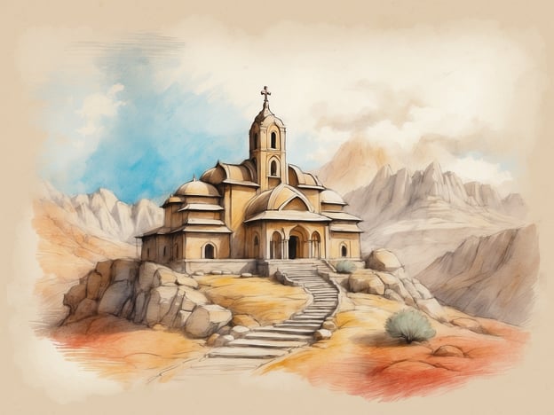Auf dem Bild ist eine malerische Kirche zu sehen, die auf einem Hügel oder in einer bergigen Landschaft errichtet ist. Für Gläubige stellt eine solche Kirche einen bedeutenden Ort des Glaubens und der Spiritualität dar, an dem sie beten, Gottesdienste abhalten und Gemeinschaft pflegen können. Die Architektur und die Umgebung können Symbolik und Traditionen der jeweiligen Religionsgemeinschaft widerspiegeln.Für Besucher hingegen ist die Kirche oft ein faszinierendes Ziel, das sowohl kulturell als auch historisch interessant ist. Solch ein Ort lädt dazu ein, die Schönheit der Architektur zu bewundern, mehr über die Geschichte der Region zu erfahren und in einer friedlichen Umgebung Ruhe zu finden.