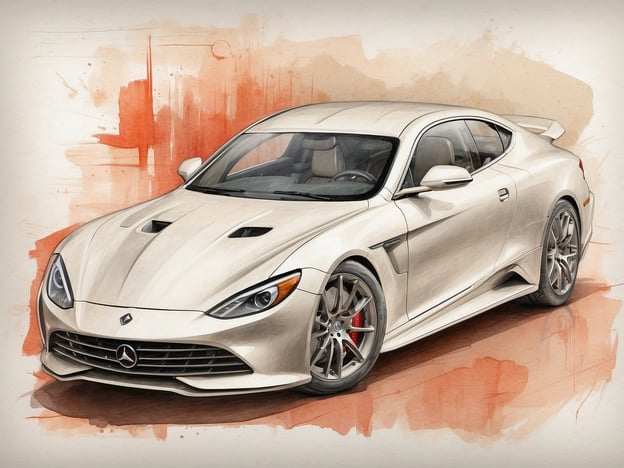 Auf dem Bild ist eine künstlerische Darstellung eines weißen Sportwagens zu sehen. Der Wagen hat ein elegantes und aerodynamisches Design mit markanten Linien und einer sportlichen Frontpartie. Die Felgen sind groß und scheinen sehr leistungsfähig zu sein.Bezüglich des Millennium Makkah Al Naseem handelt es sich um ein Hotel in Mekka, das modernen Komfort mit arabischer Gastfreundschaft kombiniert. Es bietet eine Vielzahl von Annehmlichkeiten für Reisende, die die Heilige Stadt besuchen.