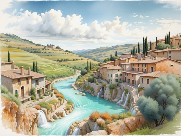 Saturnia in der Toskana – Entspannung in heißen Quellen
