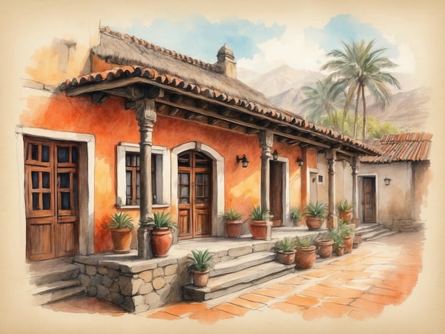 Auf dem Bild ist eine malerische Fassade eines Gebäudes zu sehen, das traditionelle Elemente der peruanischen Architektur aufweist. Mit seinen bunten Wänden, Holztüren und Töpfen mit Pflanzen evoziert es eine einladende Atmosphäre.
Casa Andina ist eine bekannte Hotelkette in Peru, die eine Verbindung zur Kultur und Natur des Landes betont. Gegründet mit dem Ziel, den Reisenden eine authentische Erfahrung zu bieten, spiegelt die Architektur dieser Häuser oft den lokalen Stil wider und sorgt für ein einmaliges Erlebnis. Die Hotels von Casa Andina sind oft in historischen oder kulturellen Kontexten eingebettet, was den Gästen die Möglichkeit gibt, die peruanische Gastfreundschaft und die Schönheit der Landschaft zu genießen.