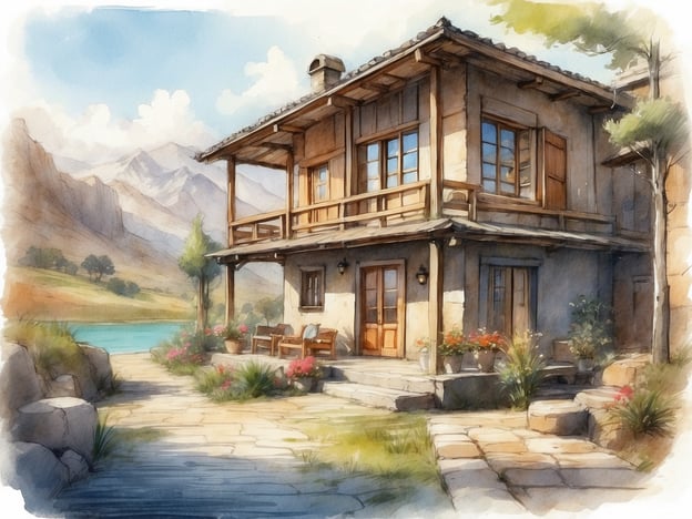 Auf dem Bild ist ein malerisches, zweigeschossiges Haus zu sehen, das in einer ländlichen Umgebung steht. Es hat eine Holzveranda, große Fenster und ist von bunten Blumen umgeben. Im Hintergrund erkennt man Berge und einen See.
Das Casa Andina Standard Cusco Plaza ist ein Hotel in Cusco, Peru, das eine komfortable Unterkunft in der Nähe der historischen Sehenswürdigkeiten der Stadt bietet. Es ist ideal für Reisende, die eine Verbindung zwischen traditioneller Architektur und modernem Komfort suchen.