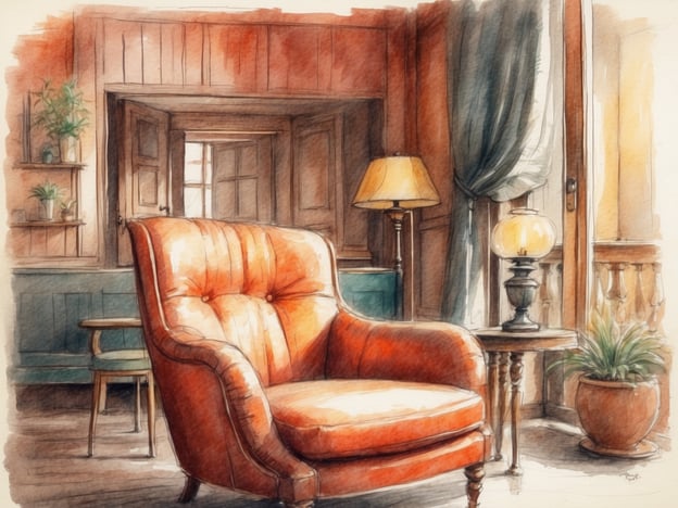 Auf dem Bild ist ein gemütlicher Raum zu sehen, der einen auffälligen orangefarbenen Sessel, einen kleinen Tisch und eine Stehlampe beinhaltet. Durch die offenen Fenster strömt Licht herein und schafft eine warme Atmosphäre. Es gibt Pflanzen im Raum, die zur Behaglichkeit beitragen.
In Bezug auf die Zimmeroptionen bei Casa Andina Standard Cusco Plaza könnte man sagen, dass solch eine Atmosphäre typisch für den Hotelstil wäre, der Komfort und Gastfreundschaft in den Vordergrund stellt. Zimmer wie das **Superior Zimmer** oder **Standard Zimmer** bieten eine einladende Umgebung und könnten ähnliche Designelemente aufweisen.