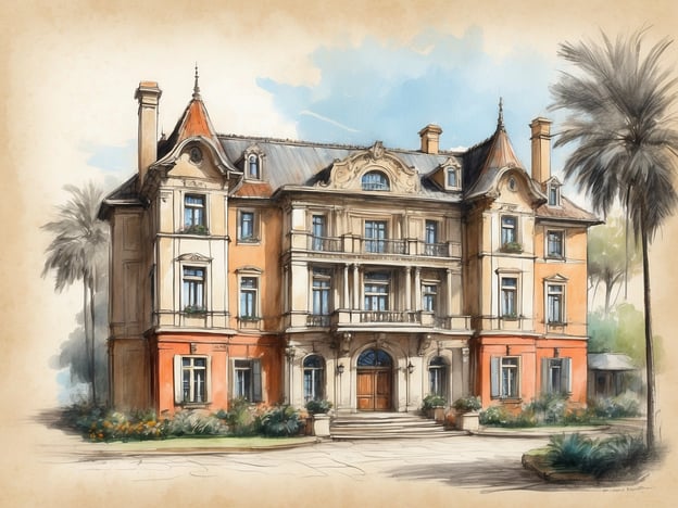 Auf dem Bild ist ein historisches Gebäude zu sehen, das im Stil des 19. Jahrhunderts gestaltet ist. Es hat eine elegante Fassade mit einem großen Eingang und mehreren Fenstern, die mit Blumenkästen geschmückt sind. Die Architektur erinnert an prunkvolle Hotelvillen, die oft in einer tropischen Umgebung mit Palmen und bunten Blumen zu finden sind.
Die Geschichte von Hotel Presidente könnte sich um einen bemerkenswerten Ort drehen, der im Laufe der Jahre vielen Gästen aus aller Welt ein Zuhause geboten hat. Vielleicht war es ein Ort der Begegnungen für Diplomaten, Künstler oder Reisende, der Geschichten und Erinnerungen bewahrt hat, während die Zeit vorüberzog. Solche Hotels sind oft Zeugen der Geschichte, in denen bedeutende Ereignisse stattfanden und berühmte Persönlichkeiten verweilten.