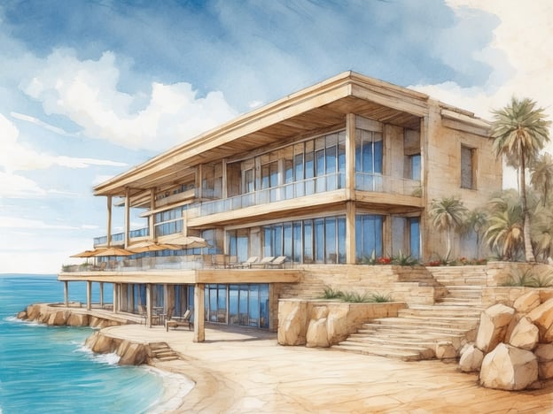 Auf dem Bild ist ein modernes Gebäude zu sehen, das an der Küste sitzt und große Fenster hat, die einen Blick aufs Meer ermöglichen. Die Architektur ist klar und zeitgemäß, mit Terrassen, die zum Entspannen einladen.
Das Casa Andina Select Paracas befindet sich in der Region Paracas, Peru, und ist bekannt für seine beeindruckende Lage am Pazifischen Ozean. Die Umgebung ist geprägt von einer außergewöhnlichen Landschaft, die sowohl Küstenlinien als auch Wüstenregionen umfasst. Diese Region ist auch reich an Geschichte und Kultur, die bis zu den prähistorischen Zivilisationen Perus zurückreicht. Paracas ist berühmt für die vorgelagerte Paracas-Halbinsel mit ihren schönen Stränden und der flachen Küstenlinie, die Touristen anzieht, die sowohl Entspannung als auch Abenteuer suchen.
Das Hotel bietet allen Komfort für Gäste und ist der ideale Ausgangspunkt, um die Natur und das kulturelle Erbe der Region zu entdecken.