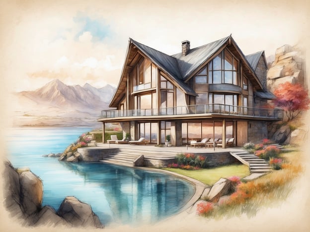 Auf dem Bild ist eine malerische und moderne Architektur zu sehen, die an ein Hotel oder eine Ferienunterkunft am Wasser erinnert. Die große Glasfassade lässt viel Licht hinein und bietet einen herrlichen Blick auf die umgebende Natur. Die Umgebung besteht aus Wasser, Felsen und Blumen, was eine ruhige und entspannende Atmosphäre schafft.
Das Casa Andina Premium Puno ist ein elegantes Hotel in der Region Puno, das seinen Gästen erstklassigen Komfort und einen atemberaubenden Blick auf den Titicacasee bietet. Es bietet stilvolle Zimmer, ausgezeichnete Gastronomie und zahlreiche Annehmlichkeiten. Gäste können die Kultur und Schönheit der Region genießen, während sie im Casa Andina Premium Puno entspannen und neue Energie tanken.