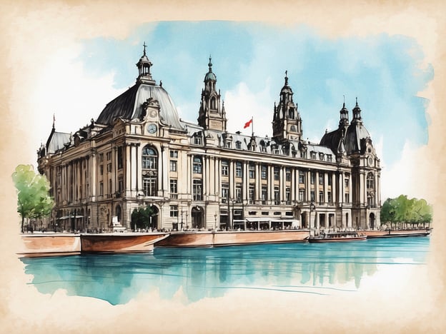 Auf dem Bild ist ein prächtiges Gebäude zu sehen, das möglicherweise das Hamburger Rathaus darstellt. Dieses beeindruckende Bauwerk ist nicht nur architektonisch bemerkenswert, sondern auch ein Symbol für die Geschichte Hamburgs.Hamburg hat eine düstere Vergangenheit, insbesondere während der Zeit des Zweiten Weltkriegs, als große Teile der Stadt durch Luftangriffe zerstört wurden. In der Zeit des Nationalsozialismus war die Hansestadt ein wichtiger Stützpunkt und erlebte einen massiven Ausbau ihrer Infrastruktur, der oft auf Kosten der Zivilbevölkerung ging. Die Speicherstadt und der Hafen, die heute touristische Highlights sind, haben ebenfalls eine Geschichte, die von Handel, Schmuggel und auch von Erpressungen geprägt ist.Darüber hinaus war Hamburg im 19. Jahrhundert ein Zentrum des Handels, wo viele Menschen in Notlagen lebten und arbeiteten. Die Schattenseiten dieser wirtschaftlichen Blüte sind oft in den Geschichten von Armut und Ausbeutung zu finden. Das Rathaus selbst spielt eine zentrale Rolle in der politischen Geschichte der Stadt und war Zeuge vieler Ereignisse, die die Geschicke Hamburgs geprägt haben.
