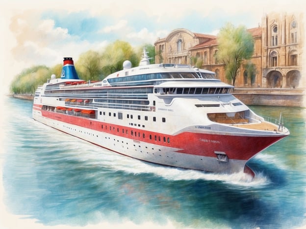 Auf dem Bild ist ein Kreuzfahrtschiff zu sehen, das elegant auf einem Gewässer fährt. Wenn Sie an Kreuzfahrtangeboten und Routen am Main-Donau-Kanal interessiert sind, können Sie verschiedene unvergessliche Erlebnisse planen.Typische Routen führen durch malerische Landschaften, vorbei an historischen Städten wie Nürnberg, Bamberg und Regensburg. Diese Kreuzfahrten bieten auch die Möglichkeit, Sehenswürdigkeiten zu erkunden, lokale Küchen zu probieren und die charmante Atmosphäre der Region zu genießen. Anbieter von Flusskreuzfahrten bieten oft Pakete an, die Übernachtungen, Ausflüge und Verpflegung inkludieren.