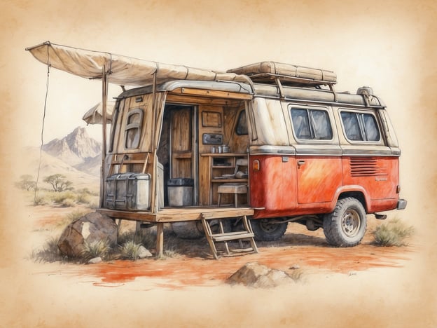 Auf dem Bild ist ein roter Campingbus zu sehen, der in einer Wüstenlandschaft abgestellt ist. Um ihn herum befinden sich einige Felsen und eine trockene Vegetation.Wenn du eine unvergessliche Amazonas-Kreuzfahrt planst, hier sind einige Tipps:1. **Frühzeitig buchen**: Stelle sicher, dass du deine Kreuzfahrt im Voraus buchst, um die besten Plätze und Preise zu sichern.2. **Reisezeit beachten**: Die beste Zeit für eine Amazonas-Kreuzfahrt ist während der Trockenzeit (Mai bis November), wenn die Wasserwege am besten befahrbar sind.3. **Ausrüstung mitbringen**: Packe leichte, trockene Kleidung, Mückenschutz, Sonnencreme und ein Fernglas für die Tierbeobachtung ein.4. **Einheimische Kultur erleben**: Nutze die Gelegenheit, lokale Dörfer zu besuchen und die Kultur der indigenen Völker kennenzulernen.5. **Wildtiere beobachten**: Halte Ausschau nach den vielfältigen Tierarten, die im Amazonas leben, darunter Vögel, Affen und vielleicht sogar Delfine.6. **Essen probieren**: Genieße die lokale Küche und probiere Gerichte, die mit den regionalen Zutaten zubereitet werden.7. **Umweltbewusst reisen**: Achte darauf, die Natur zu respektieren und keine Abfälle zu hinterlassen, um die empfindliche Umwelt zu schützen.Mit diesen Tipps steht einer großartigen Erfahrung auf dem Amazonas nichts mehr im Weg!