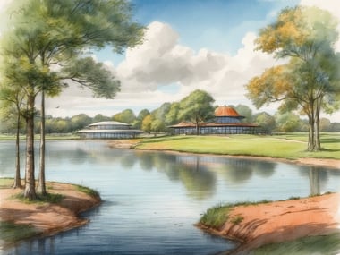 Waterbos Süd-Hollandischen Inseln in Holland (Molecaten Park)