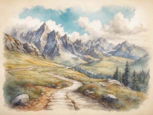 Auf dem Bild ist eine malerische Alpenlandschaft zu sehen, die sich hervorragend für verschiedene Aktivitäten und entspannende Erlebnisse eignet. Die majestätischen Berge und sanften Hügel laden zu Wanderungen und gemütlichen Spaziergängen ein.Man könnte die frische Bergluft genießen, während man durch die Wiesen mit bunten Blumen schlendert. Diese Umgebung bietet auch ideale Bedingungen für Picknicks oder einfach zum Entspannen in der Natur. Zudem wären Aktivitäten wie Mountainbiken, Fotografieren der beeindruckenden Landschaft oder das Beobachten von Wildtieren ebenfalls sehr bereichernd. Die Ruhe und Schönheit der Alpen sind perfekt für Erholung und Entspannung.