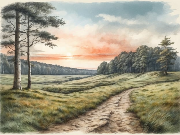 Het Landschap Drents-Friese Wold in Holland (Molecaten Park)