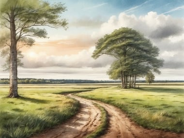 Kuierpad Drenthes Hochland in Holland (Molecaten Park)